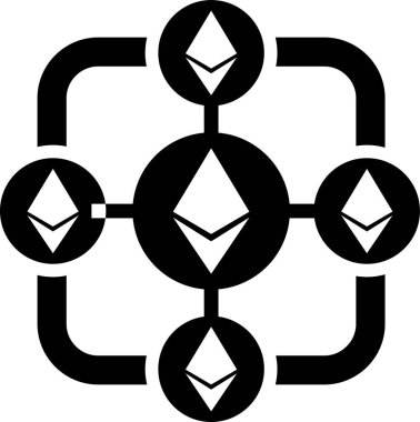 siyah ve beyaz vektör simgesi