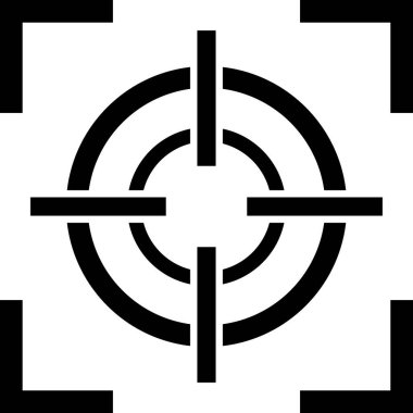 hedef simge vektör illüstrasyonu