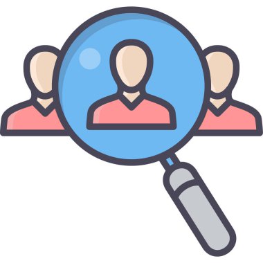 iş ve finans satırı vektör simgesi.