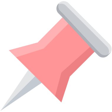 kağıt ataç vektör simgesi