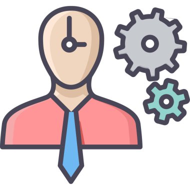 iş ve finans satırı vektör simgesi.