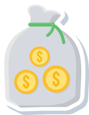 Dolar ve para vektör simgesi