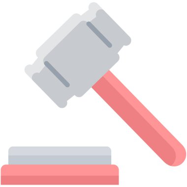 Çekiç Düz Vektör Simgesi