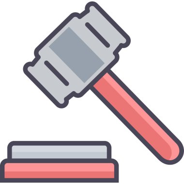 Çekiç Düz Vektör Simgesi