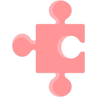 yapboz parçası ile yapboz simgesi