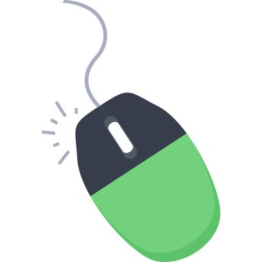 Bilgisayar faresi simgesi. Vektör illüstrasyonu