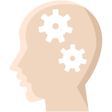 Vites simgesi olan insan kafası