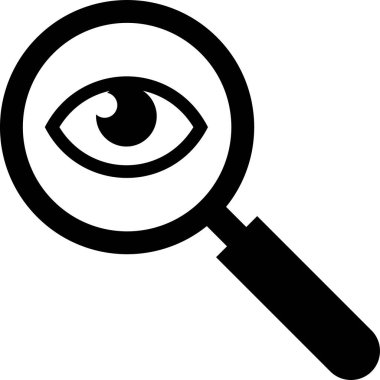 a magnifying glass looking through the magnifier