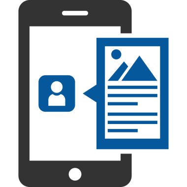 cep telefonu vektör simgesi