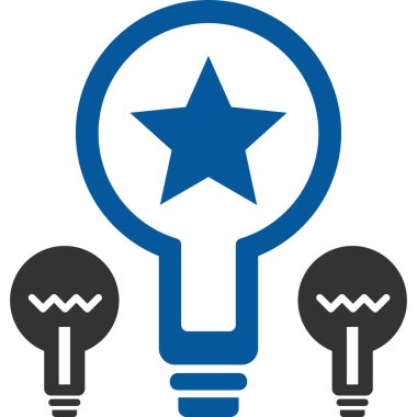 Lamba vektör simgesi. biçim iki renkli düz sembol, mavi ve gri renkler, yuvarlak açılar, beyaz arkaplan