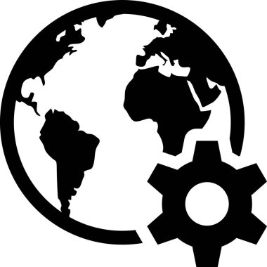 dünya haritası vektör illüstrasyonu