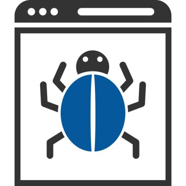 bilgisayar hata vektör simgesi