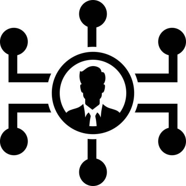 iş ve finans vektör simgesi.