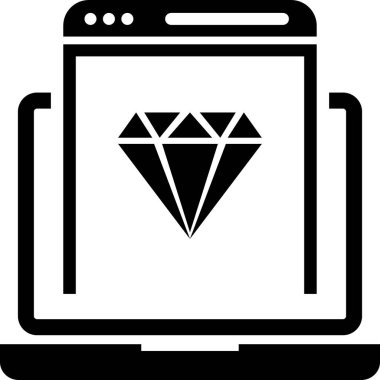 Web tasarımı ve geliştirme çizgisi vektör simgesi.