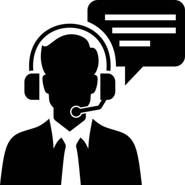 Müşteri hizmetleri tasarımı, vektör illüstrasyon eps10 grafiği