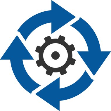 dişli tekerlek vektör simgesi