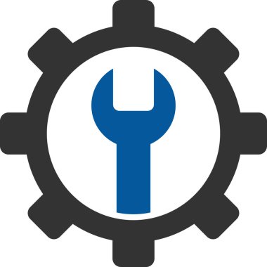 servis ve bakım vektörü simgesi.