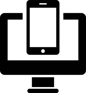 cep telefonu vektör simgesi