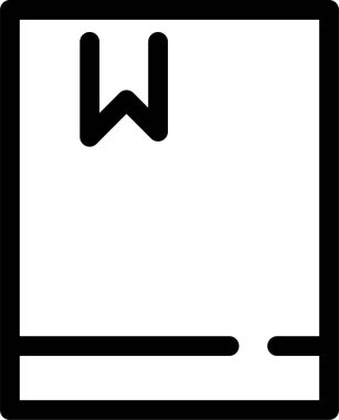 Otel ve servis satırı vektör simgesi.