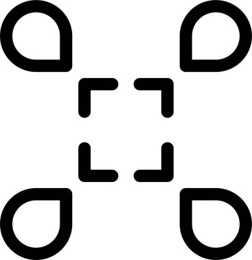 Matematiksel çubuk çizgisi vektör simgesi