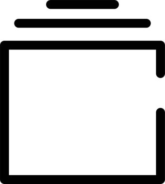 Otel ve servis satırı vektör simgesi.