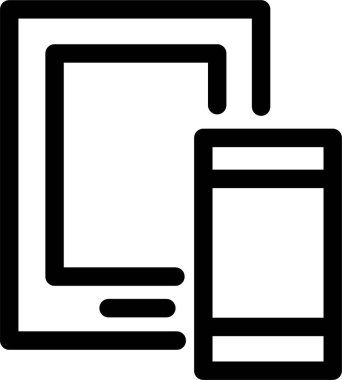 cep telefonu vektör simgesi