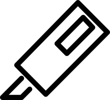 kalem satırı vektör simgesi