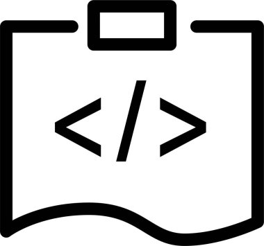 Bilim ve teknoloji çizgi vektör simgesi.