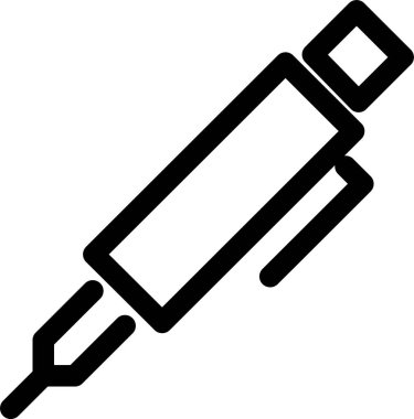 Bilim ve teknoloji çizgi vektör simgesi.