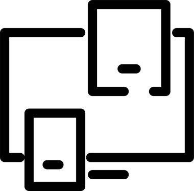 dizüstü bilgisayar vektör çizgisi simgesi