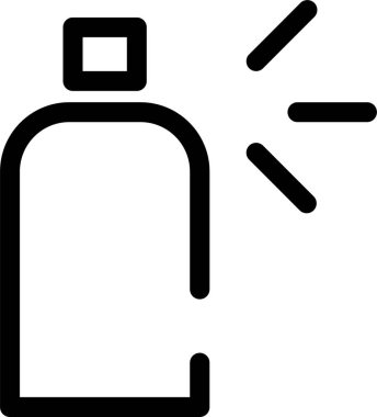 Otel ve servis satırı vektör simgesi.