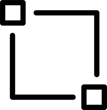 ofis ve teknoloji çizgisi vektör simgesi.