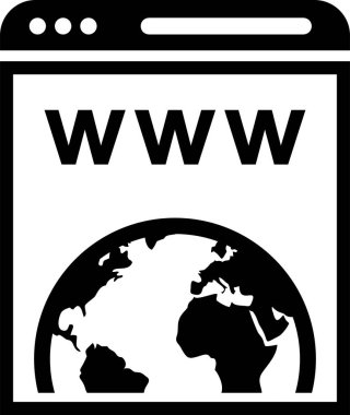 Dünya haritalı web tasarım şablonu