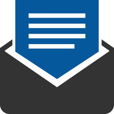 e- posta haber simgesi, vektör illüstrasyonu 