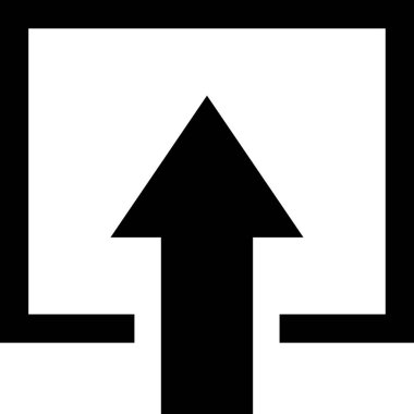 Satır üstü ok vektörü simgesi yönüne.