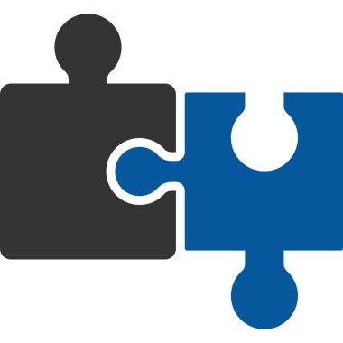 yapboz parçası vektör illüstrasyon tasarımı