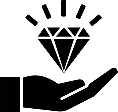 Elmas simgesini tutan