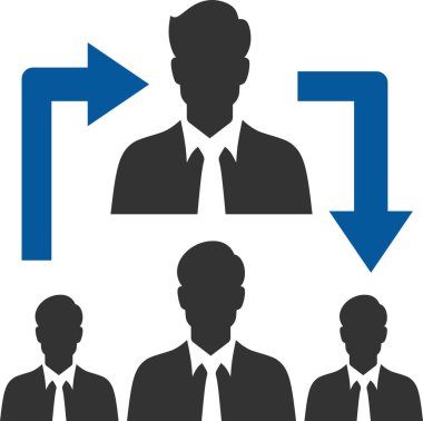 iş adamı vektör simgesi