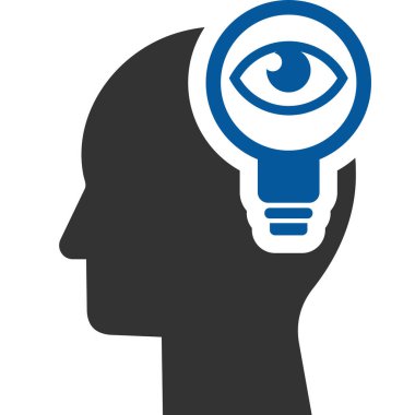 Çözümü olan insan kafası silueti