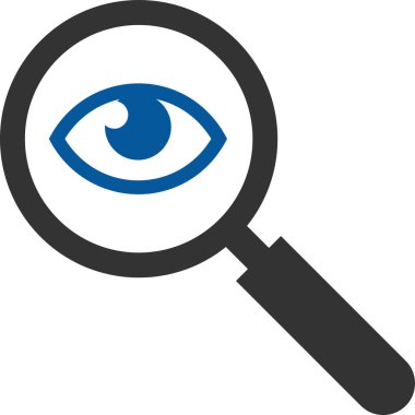 bir büyüteç simgesi