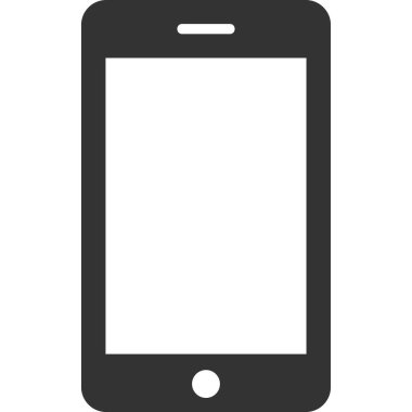 cep telefonu simgesi. vektör illüstrasyonu