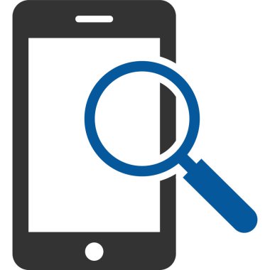 Arama simgesi vektör illüstrasyonu