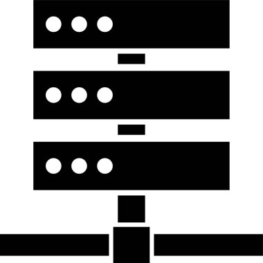 veri depolama vektörü simgesi