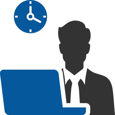 iş adamı vektör simgesi