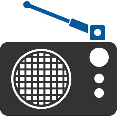 Tenis raketleri ve top simgesinin vektör çizimi