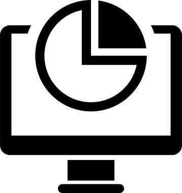 iş ve finans satırı vektör simgesi.