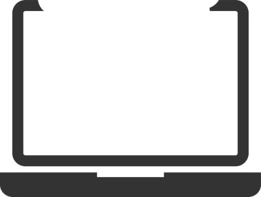 Boş ekranlı bilgisayar monitörü