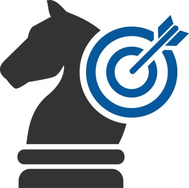 Beyaz arka plan üzerinde hedef simgesini