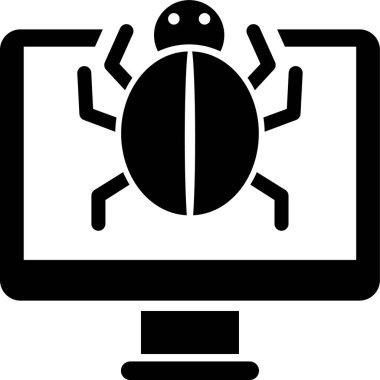 bilgisayar hata vektör simgesi