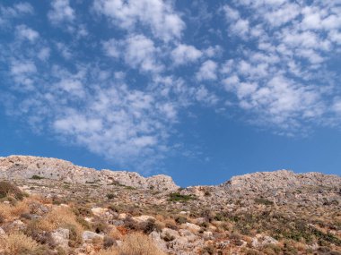 Balos Gölü 'nde turkuaz suyu ve Girit' te Gramvousa ile inanılmaz bir sahil.